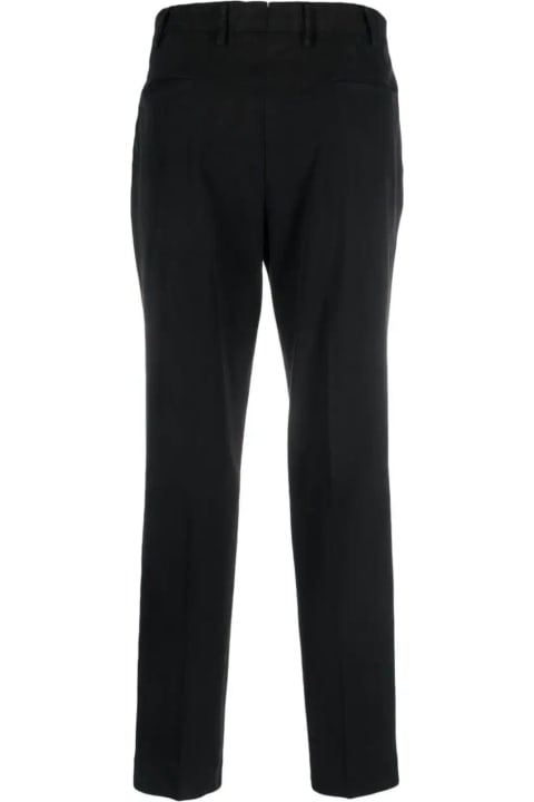 Incotex Clothing for Men Incotex Black Stretch-cotton Trousers