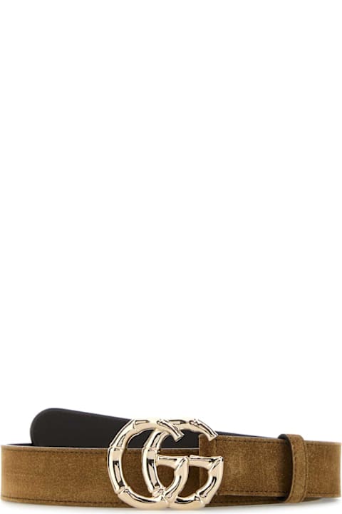 Gucci Biscuit Suede Belt
