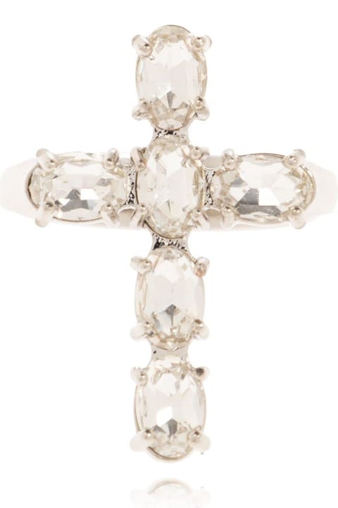 Dolce & Gabbana Rings for Women Dolce & Gabbana Cross Embellished Ring