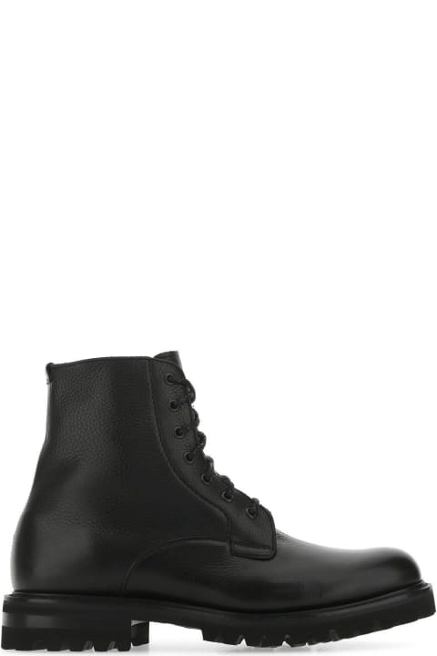 メンズ Church'sのシューズ Church's Black Leather Coalport 2 Ankle Boots
