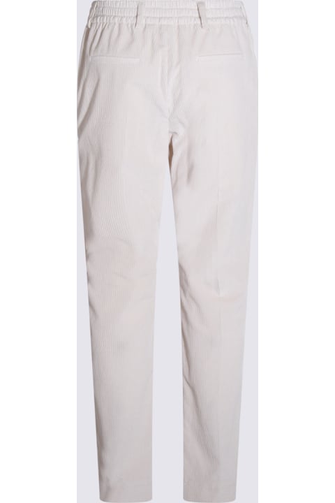 Eleventy for Kids Eleventy White Cotton Pants