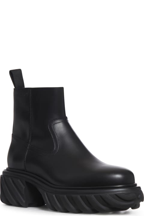 Off-White Boots for Men Off-White Exploration Motor Ankle Boot