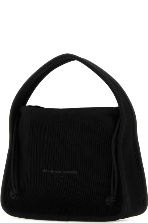Bags Sale for Women Alexander Wang Black Fabric Small Ryan Handbag