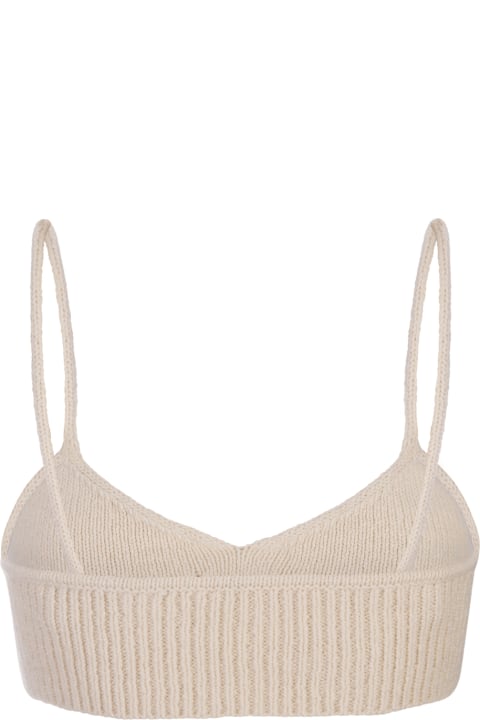 Jil Sander Underwear & Nightwear for Women Jil Sander Bustier Top In Coconut White