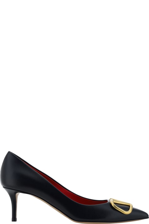 High-Heeled Shoes for Women Valentino Garavani Vlogo Pumps