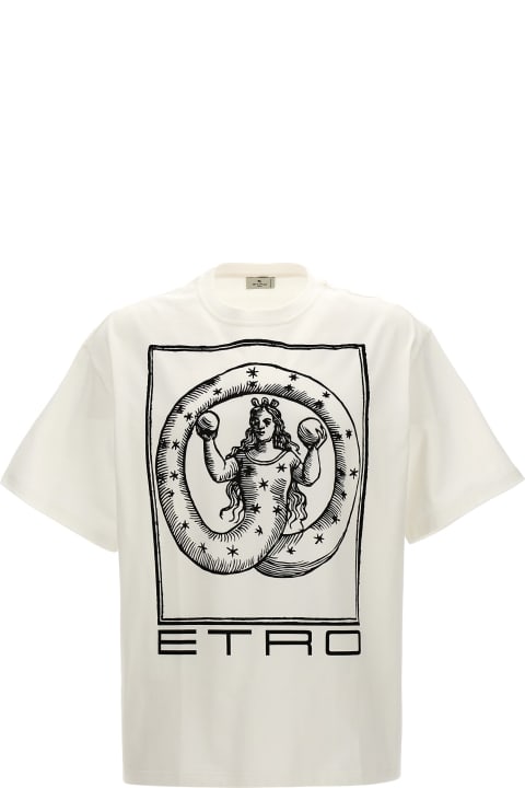 Etro for Men Etro Logo Print T-shirt