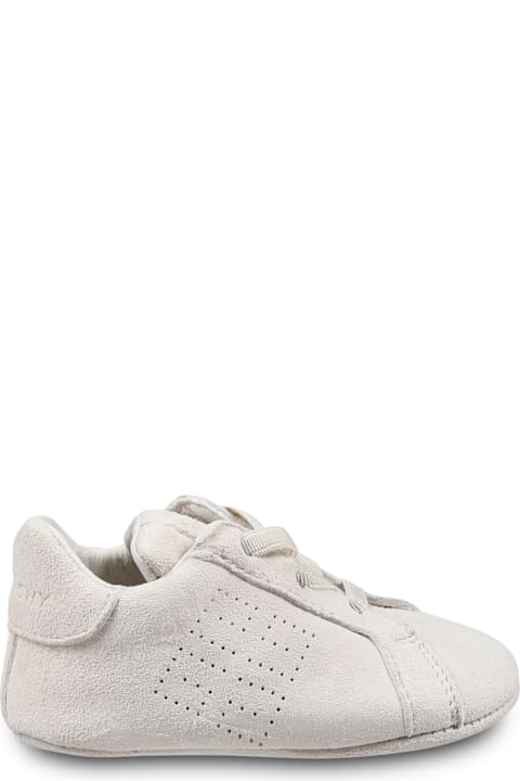 Shoes for Baby Boys Givenchy Ivory Sneakers For Babykids With 4g Pattern