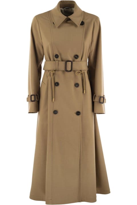 Homeware Weekend Max Mara Double-breasted Belted Coat