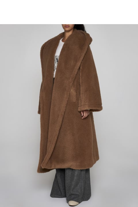 Fashion for Women Max Mara Apogeo Camel-blend Teddy Coat