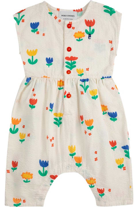 Bobo Choses Topwear for Baby Girls Bobo Choses "garden Party" Jumpsuit