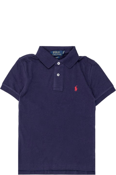 Homeware Polo Ralph Lauren Logo Embroidered Short-sleeved Polo Shirt