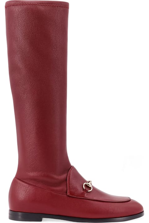 Gucci Boots for Women Gucci Jordaan Leather Boots
