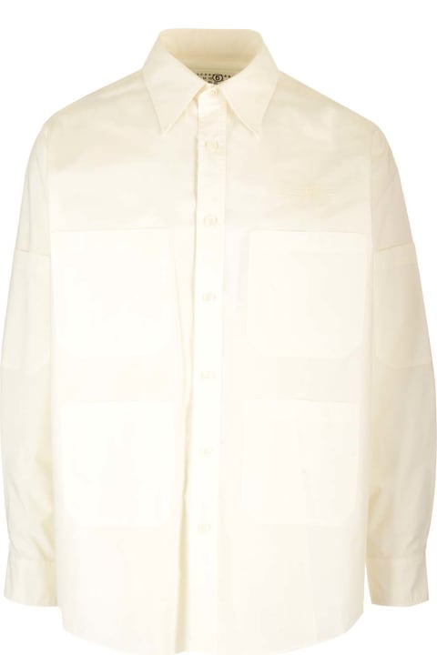メンズ シャツ MM6 Maison Margiela Multi-pocket Cotton Shirt