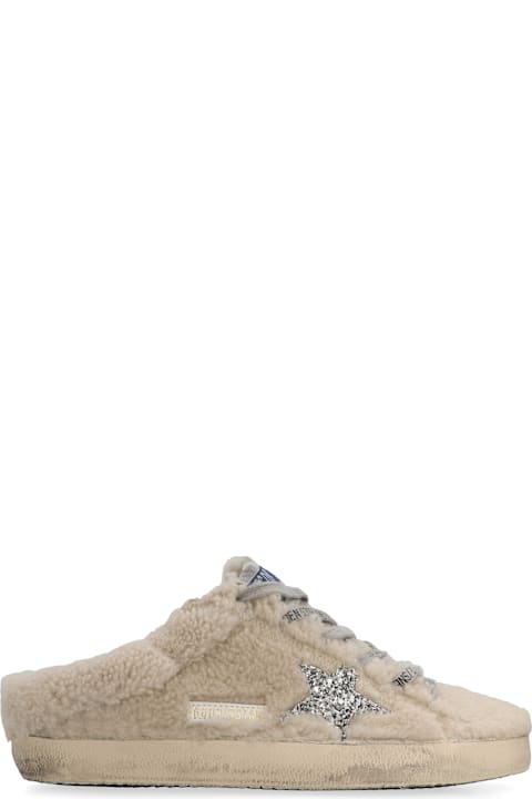 Golden Goose Sabot Super-star In Shearling