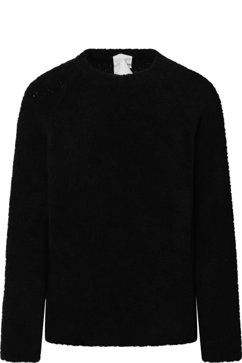 Ten C for Men Ten C Black Wool Blend Sweater
