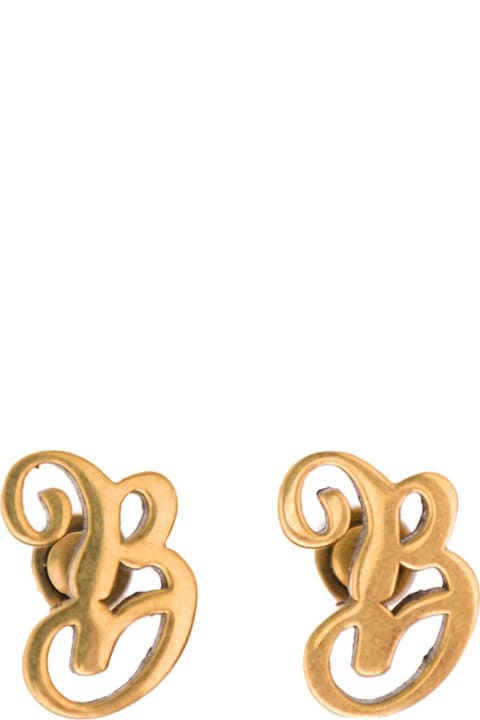 Typo B  Antique Brass  Earrings Balenciaga Woman