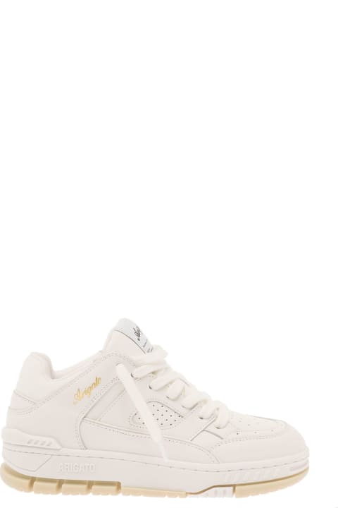 Axel Arigato for Women Axel Arigato 'area Lo' White Sneakers With Embossed Logo In Leather Blend Woman