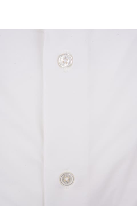 Fedeli Shirts for Men Fedeli White Strech Shirt