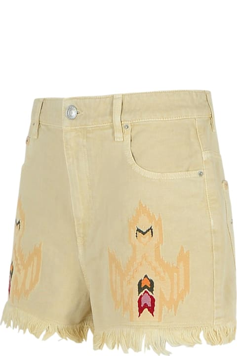 Marant Étoile Pants & Shorts for Women Marant Étoile 'lesia' Beige Denim Shorts