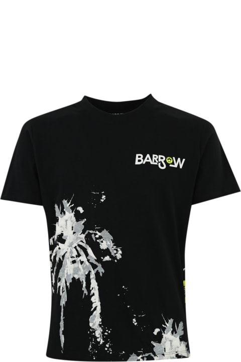 Fashion for Women Barrow 3d Palm Print Cotton T-shirt