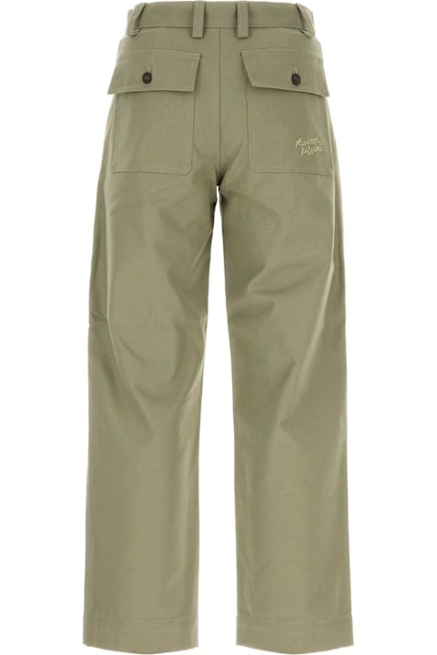 Homeware Maison Kitsuné Sage Green Cotton Pant