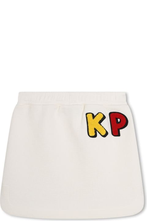 Kenzo Kids Bottoms for Girls Kenzo Kids Gonna Con Logo