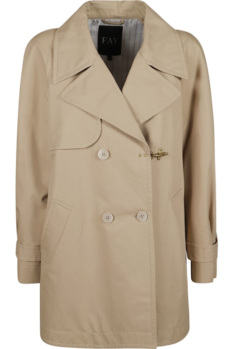 Fay Coats & Jackets for Women Fay Double-breasted Short Coat
