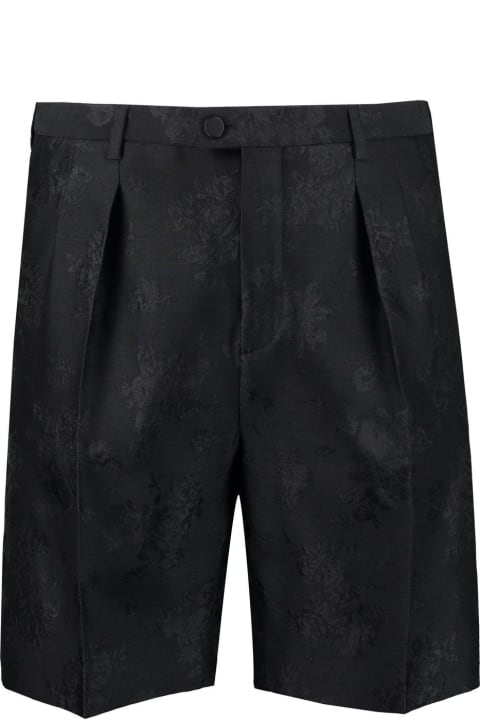 Saint Laurent Clothing for Men Saint Laurent High Waist Jacquard Shorts
