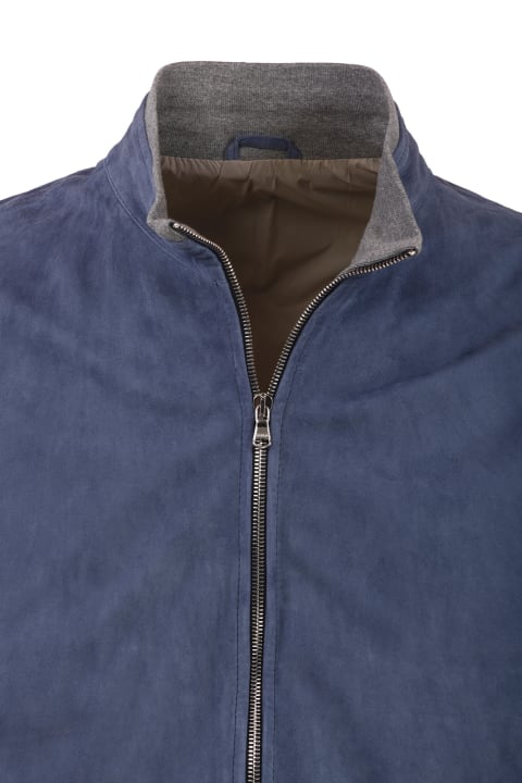 Barba Napoli Coats & Jackets for Men Barba Napoli Barba Coats Clear Blue