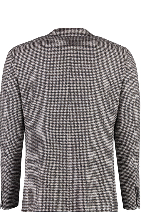 Canali for Men Canali Houndstooth Wool Blazer