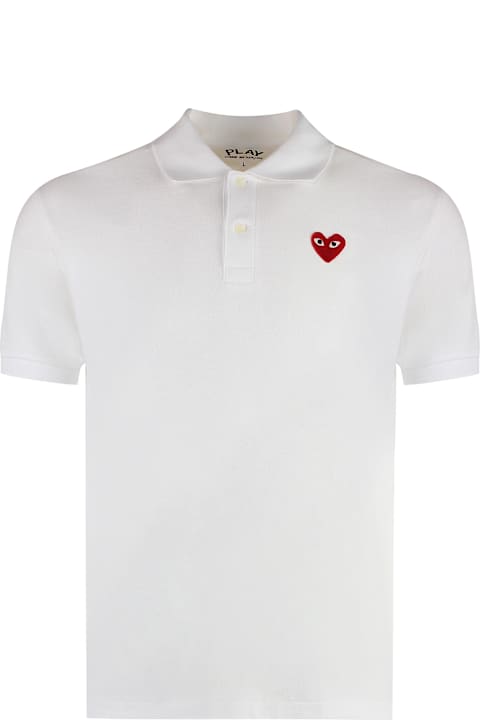 Homeware Comme des Garçons Play Cotton-piqué Polo Shirt