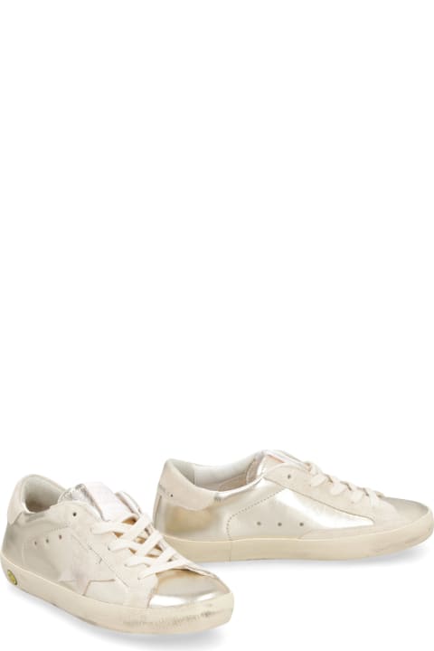 Golden Goose Shoes for Boys Golden Goose Super Star Leather Sneakers