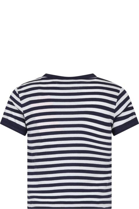 Max&Co. T-Shirts & Polo Shirts for Girls Max&Co. Blue T-shirt For Girl With Logo