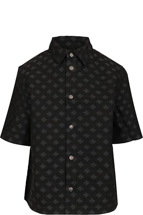 Shirts for Men AMIRI "ma Quad" Short Sleeve Shirt