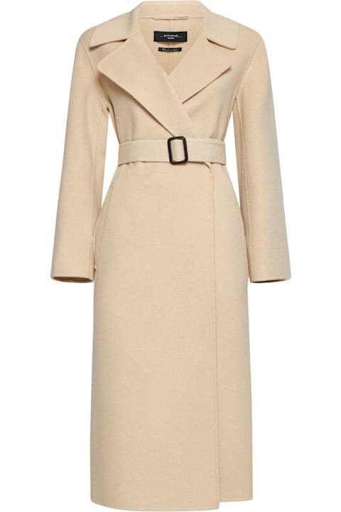 Homeware Weekend Max Mara Belted Long-sleeved Coat