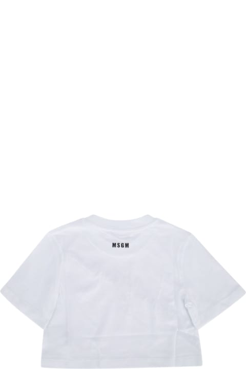 MSGM T-Shirts & Polo Shirts for Boys MSGM T-shirt Crop Girl