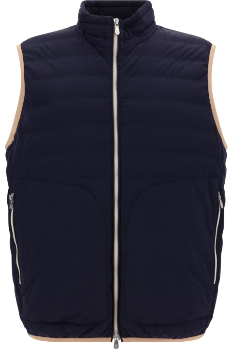 Brunello Cucinelli Coats & Jackets for Men Brunello Cucinelli Zip-up Padded Gilet