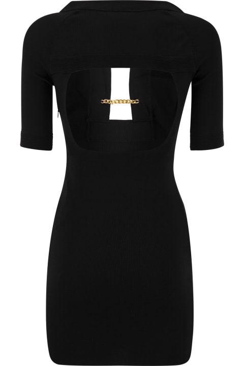 Sweaters for Women Elisabetta Franchi Black Knit Dress