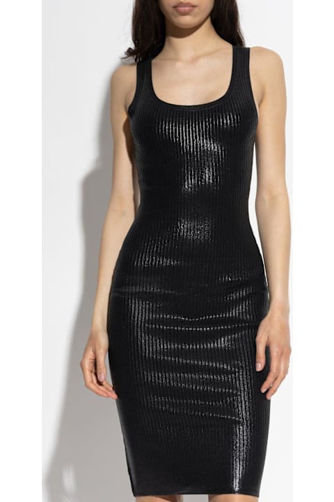 Dsquared2 Dresses for Women Dsquared2 Sleeveless Ribbed Midi Dress
