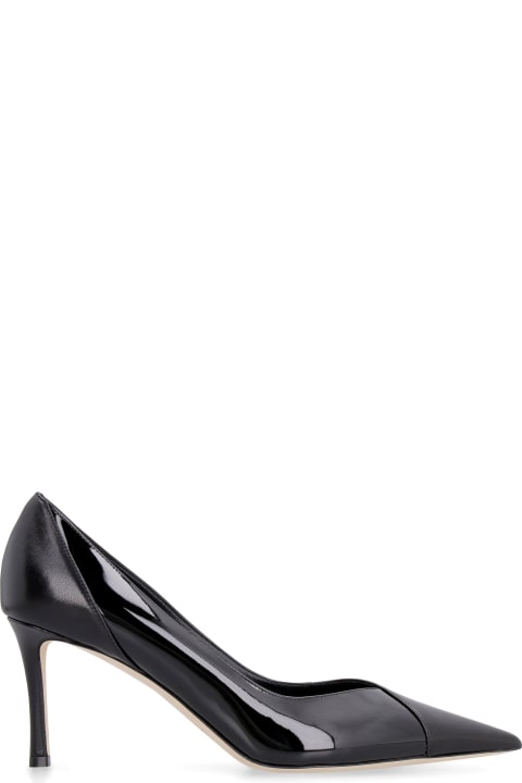 Jimmy Choo High-Heeled Shoes for Women Jimmy Choo Cass 75 Patent Leather Pointy-toe Pumps