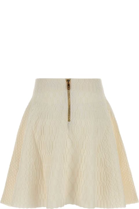 Homeware Balmain Ivory Knit Skirt