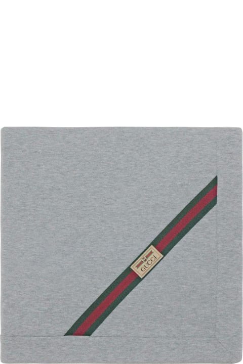 キッズ Gucciのアクセサリー＆ギフト Gucci Logo Printed Blanket