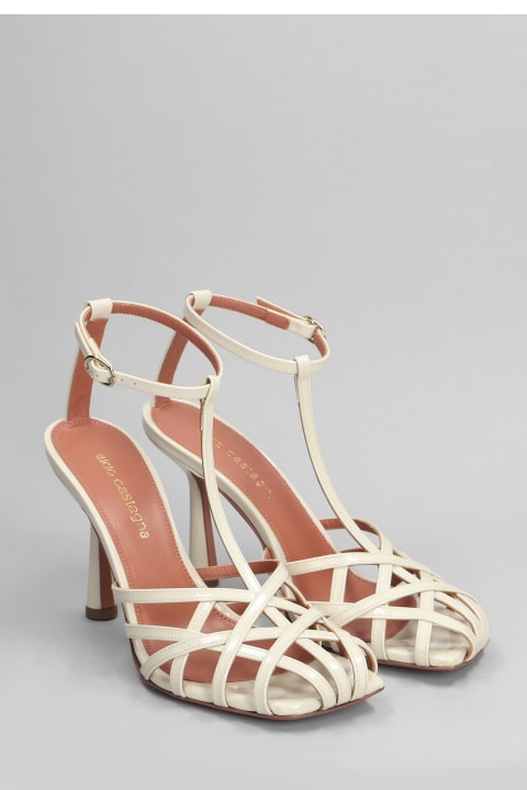 Aldo Castagna High-Heeled Shoes for Women Aldo Castagna Lidia Sandals In Powder Patent Leather