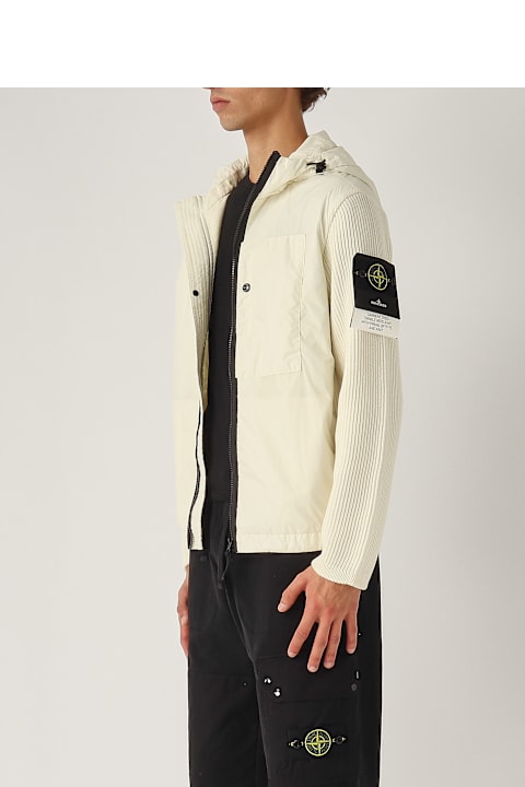 Stone Island for Men Stone Island Giubbotto Parti In Maglia Jacket