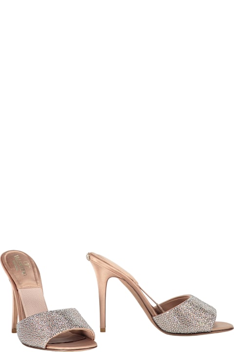 Shoes for Women Valentino Garavani Mules With Rhinestones