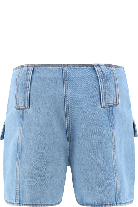 Pants & Shorts for Women Fendi Baguette Denim Shorts