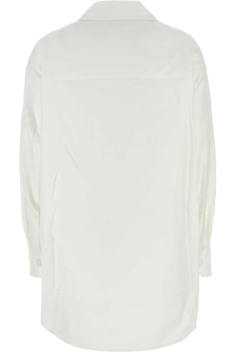 Sale for Women Valentino Garavani White Cotton Blend Oversize Jacket