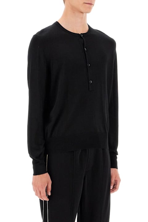 Tom Ford لـ Men Tom Ford Crewneck Fine-knit Top