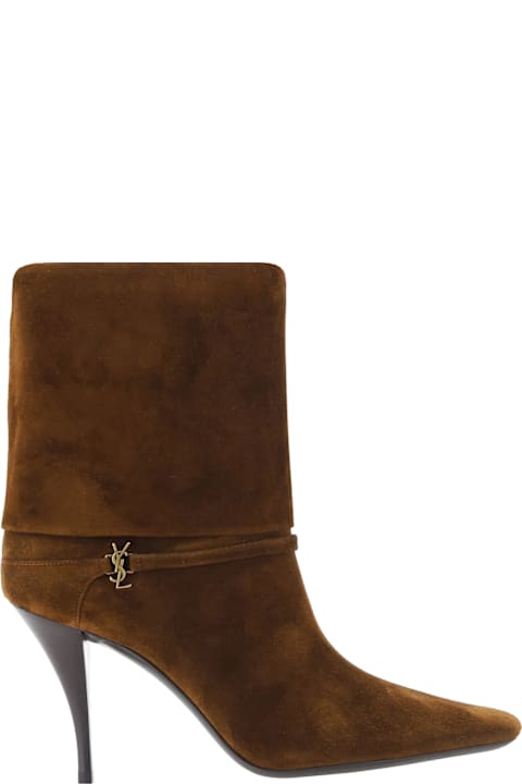 Saint Laurent Shoes for Women Saint Laurent Vicky Ankle Boots