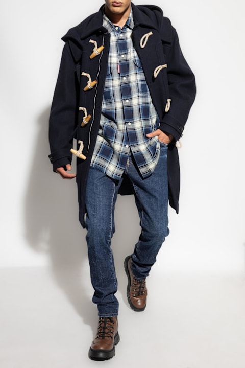 أدوات منزلية Dsquared2 Dsquared2 Wool Coat